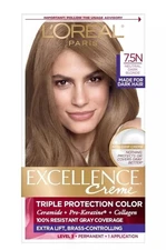 L'oreal Paris Excellent Creme Hair Dye Color 7.5N Neutral Dark Blonde FREE SHIP