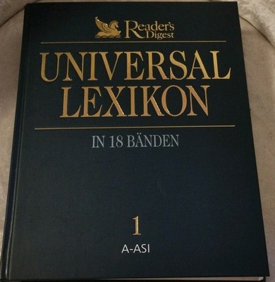 Readers Digest Universal Lexikon in 18 Bänden Band 1  Buch Lektüre