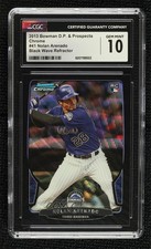 2013 Bowman Draft Chrome Black Wave Refractor Nolan Arenado CGC 10 Gem Mint 0h99