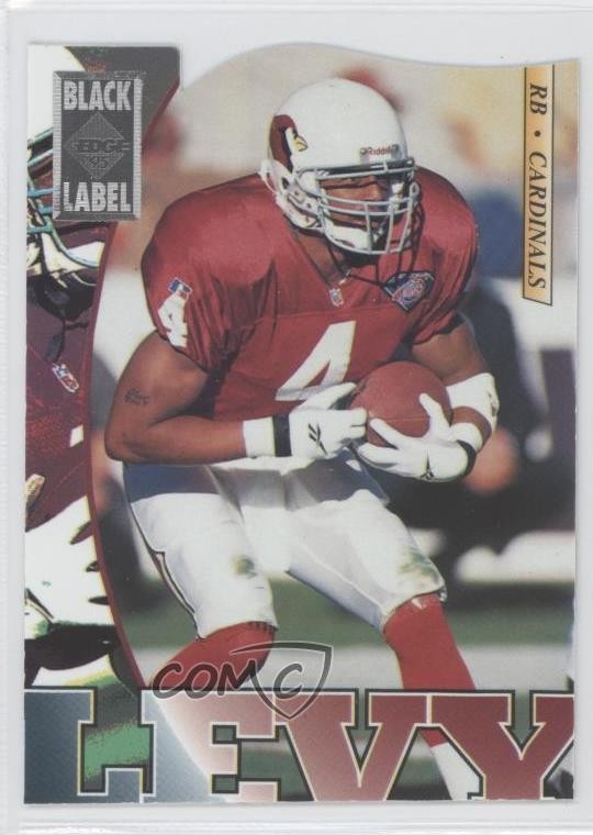 1995 Collector's Edge Black Label Silver Die-Cut Chuck Levy #5 0a1