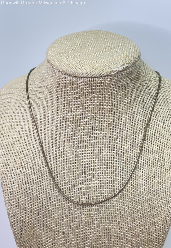 Paolo Romeo 925 Sterling Snake Chain Necklace 5.2g