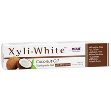 XyliWhite Coconut Oil Toothpaste Gel 6.4 Oz By Now Foods