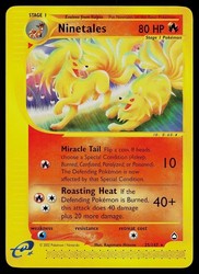 Ninetales 25/147 Aquapolis Rare Non-Holo