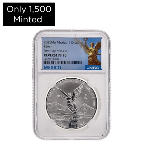 2025 NGC PF70 First Day of Issue 1 oz Mexican Silver Libertad