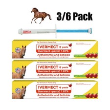 3-6 Pack In Box Paste Horse Dewormer Apple Flavor wormer Friendly design