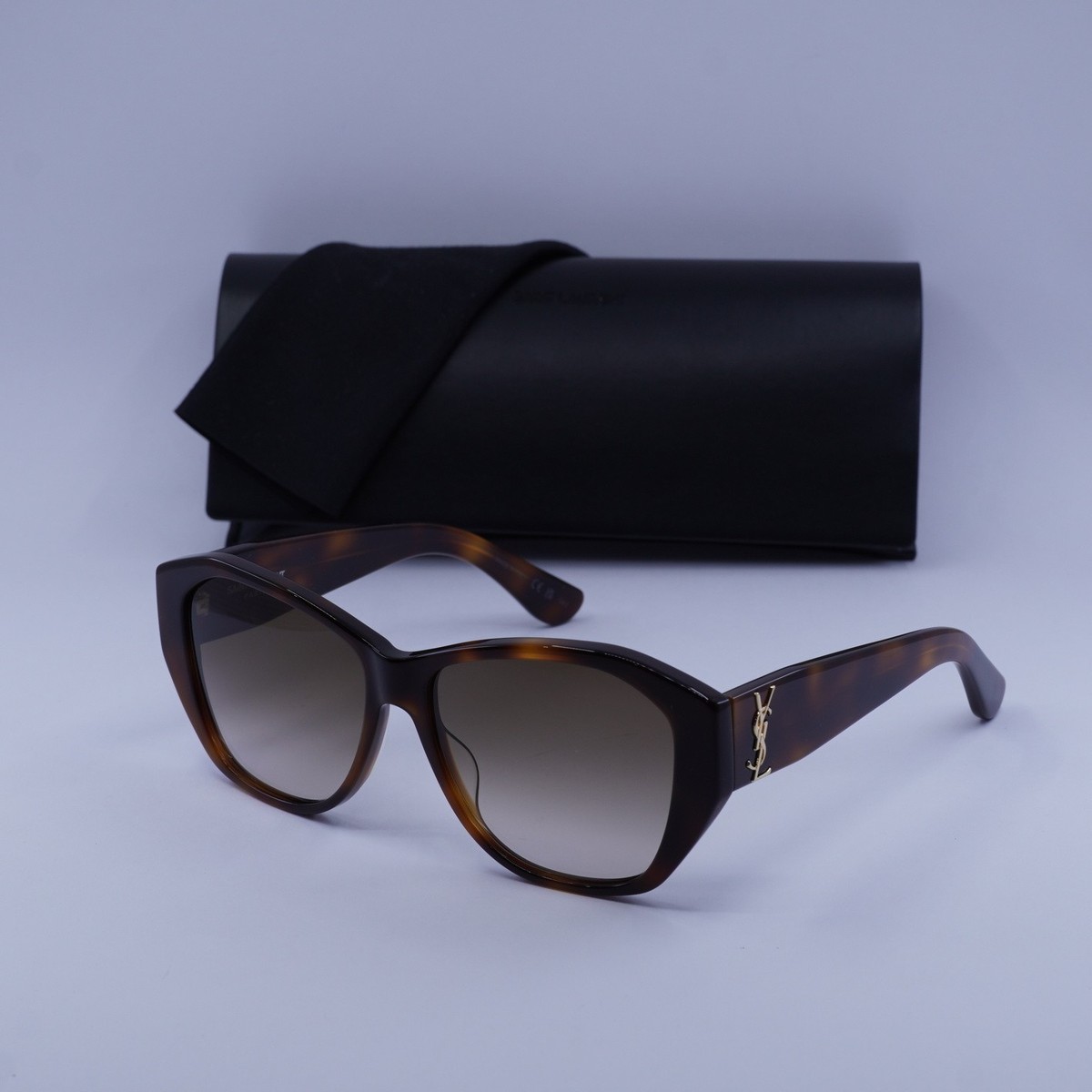 New Saint Laurent SL M8 003 Havana/Brown 56-15-140  display picture 2