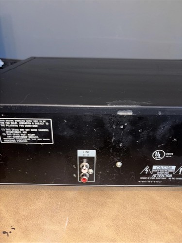 Sony CDP-CE315 5 Disc CD Player Changer Tested & Works No Remote - Picture 8 of 10