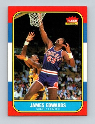 1986-87 Fleer #29 James Edwards Phoenix Suns