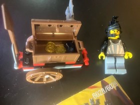 Lego 6028 Treasure Guard Cart Complete Set Instructions Castle Fright Knight Bat
