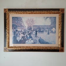 Large Christa Kieffer Parisian Caf� / Boulevard Print ? Ornate Arqadia Frame