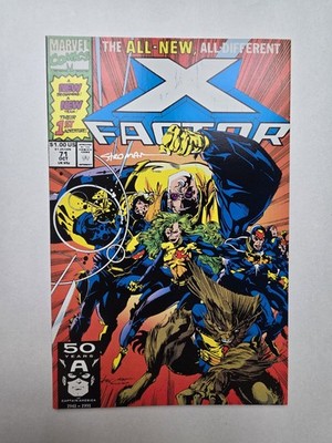 X-Factor #71 STROMAN SIGNED KEY 1st New Team Marvel Comics Xmen