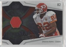 2008 Upper Deck Icons Future Stars Materials Silver Dwayne Bowe #FSM2 2k3