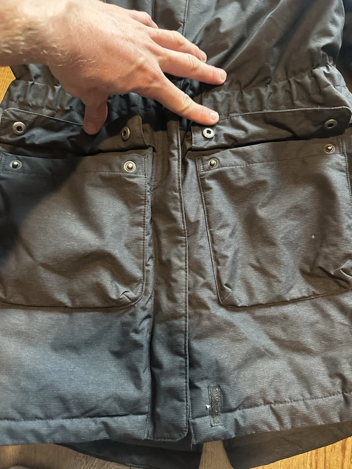 Columbia youth Girls Lg 14/16 Puffer Hooded Jacket Water Resistant Omni Heat - Image 4 of 4