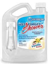 Wet & Forget Weekly Shower Cleaner, Vanilla Scent, Bathroom Cleaners, 64 fl oz