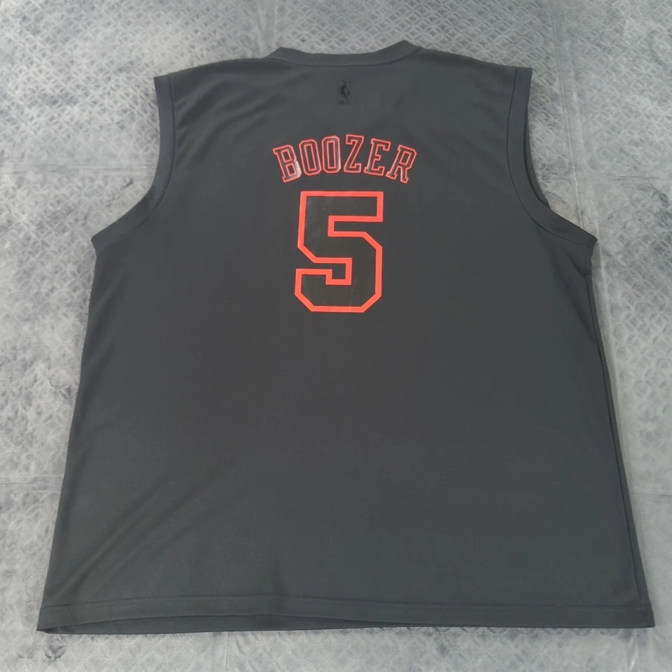 Chicago Bulls Jersey Carlos Boozer Adidas Black Y2K Sleeveless Men 2XL - Image 2 of 4