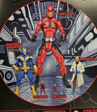 Hasbro Marvel Legends ANT-MAN 5-Pack Action Figure     2015 SDCC with Matchbook