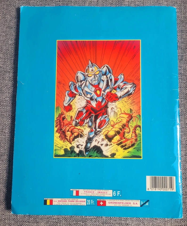 panini Album Autocollant Complet SuperHuman Samurai 1995 Rare - Photo 2/4
