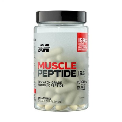 MuscleTech Muskelpeptid 185 Kraft und Muskelwachstum 84 vegetarische Kapseln