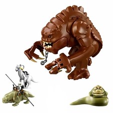 Minifiguren Konstruktionsspielzeug Jabba Rancor Tauntaun Figuren Set Neu