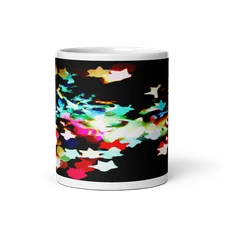 Vibrant Festive Lights Ceramic Mug - 11oz
