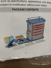 Vevor Lab Carts 5-Tier Drawers Mobile Utility Cart K-ET750A