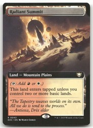 Radiant Summit (Extended Art) Commander: Edge of Eternities #43