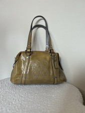 Vintage Y2K Coach Zoe Signature / Patent Leather Shoulder Bag .No : J0873-13178