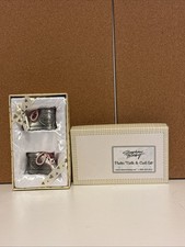 Stephan Baby Pewter Tooth And Curl Set Keepsake Boxes BRAND NEW