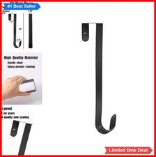 15 Inch Wreath Hanger Front Door Metal Hook 25 lb Black For Christmas Decor