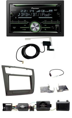 Pioneer CD USB Lenkrad Bluetooth 2DIN DAB Autoradio für BMW 1er PDC aut. Klima E