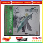 Final Fantasy VII 7 Sony PlayStation PS1 1997 Greatest Hits CIB + Strategy Guide