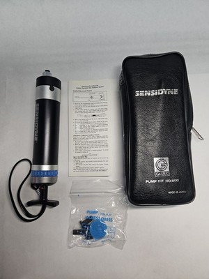GASTEC SENSIDYNE Model 800 GAS SAMPLING PUMP WITH CASE,  MANUAL AND BOX