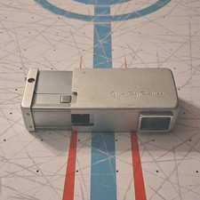Minolta Minolta-16 16mm 10x14mm Silver Subminiature Camera with Case