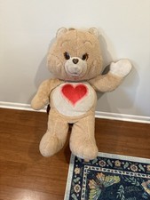 Care Bears - Tenderheart - 36" Jumbo Plush - Kenner - Vintage 1984