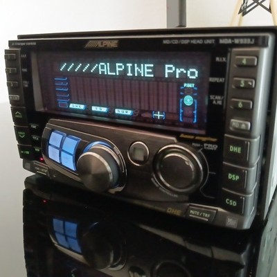 Alpine MDA-W933J 2DIN Car Audio CD MD Head Unit DSP AI-NET