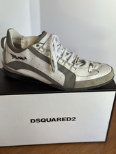Dsquared2 Mens Sneaker 551 White Gray Leather...
