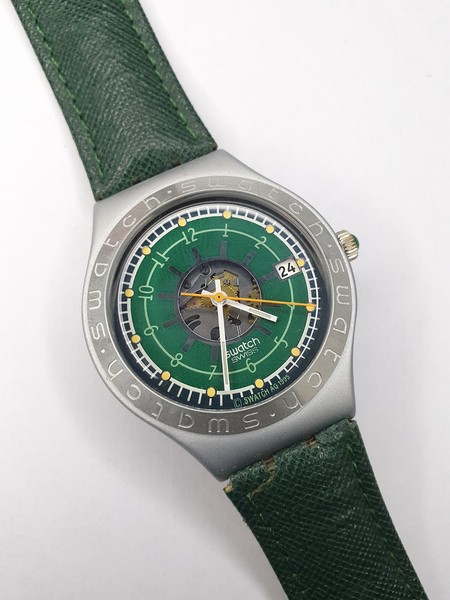 Swatch Irony Big Irish Weekend YGS4001 - 37mm - Alluminio - funziona