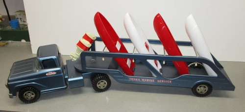 VINTAGE 1959-1960 TONKA TOYS PRESSED STEEL #41 TONKA MARINE SERVICE TRUCK
