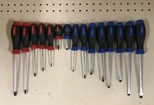 King Tony Group 16 Piece Magnetic Screwdriver Set: Phillips and Slotted 