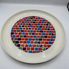 Deka Plastics Tray Platter 140 Inspired by Alexander Girard Pop Art 1969 12.5"