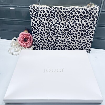 Jouer Leopard Print IT Bag Use as Makeup Cosmetic Case OR - Main Image