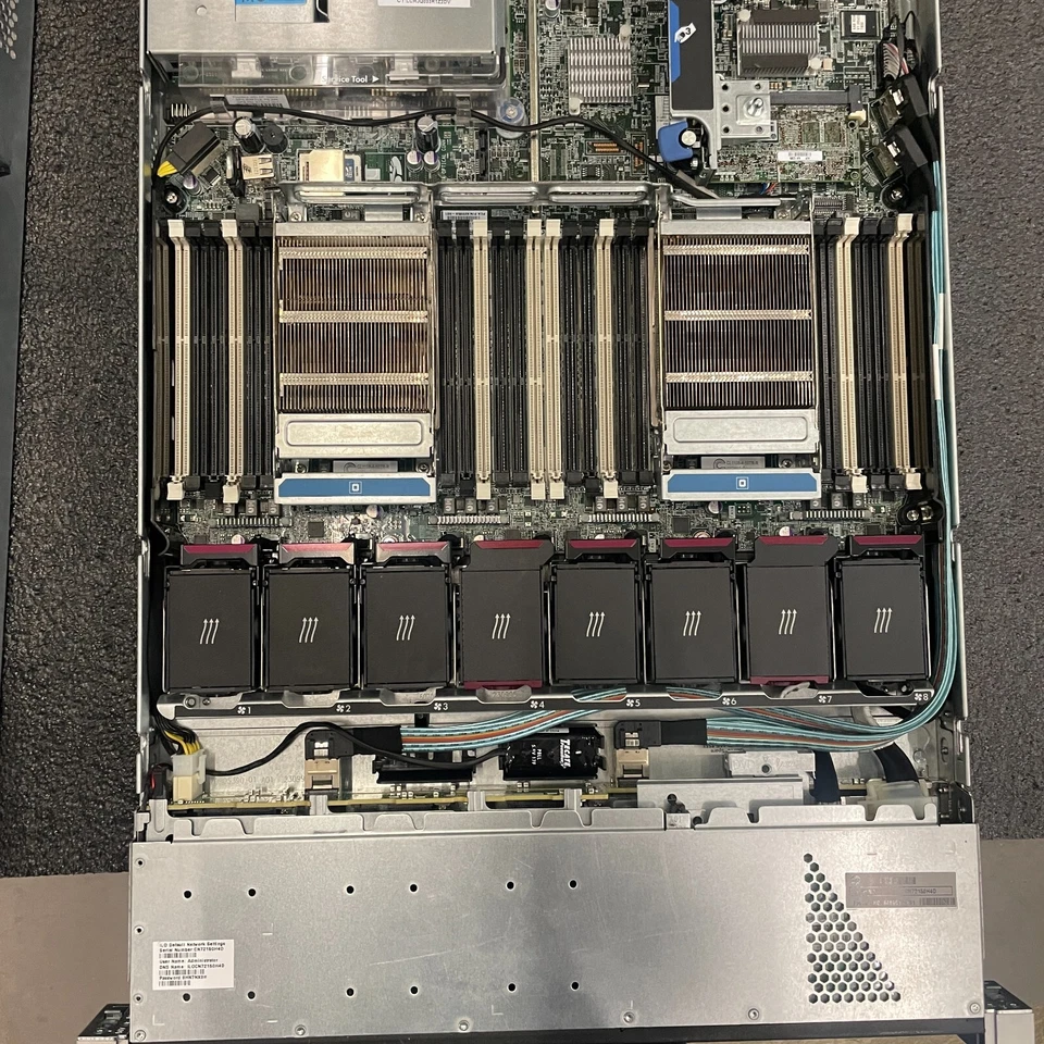 HPE ProLiant DL360p G8 Server- 2 x E5-2695 2.4G 12C- 384GB - 2 x 900GB - 2 x PSU - Image 2 of 3