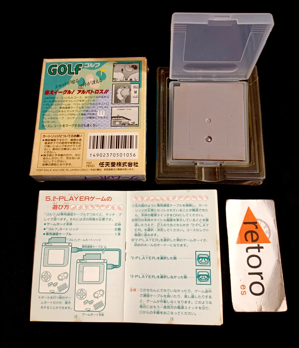 GOLF NINTENDO GAME BOY GB JAP Gameboy Complete