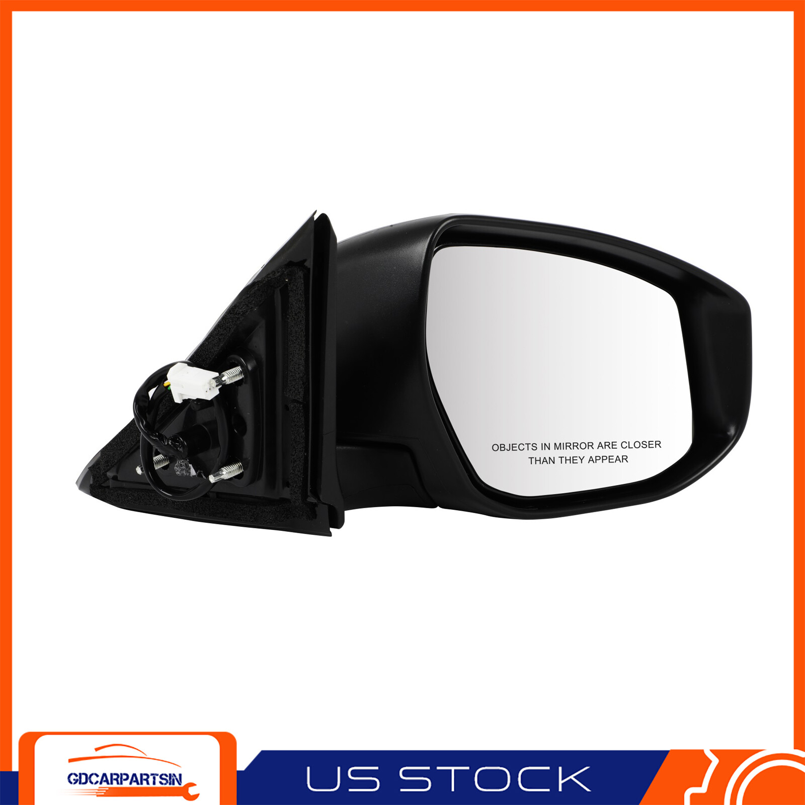 Right Passenger Side Mirror w/Signal Lamp Non-Heated For Nissan Altima 2013-2018