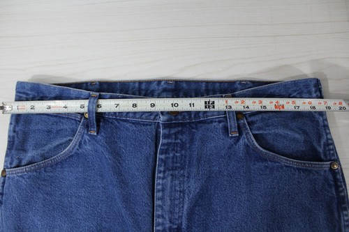 Wrangler 31MWZPW Mens Blue Jeans 38x30, Made in USA relaxed fit 100% Cotton - Picture 7 of 8
