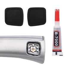 2x Keyless-Go Door Handle Button Cover Cap Fit for Mercedes-Benz W220 R230 C215