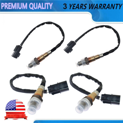 4PC Up&Down Oxygen Sensor For 2012-2015 Hyundai Equus Genesis 5.0L 2015 Kia K900