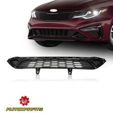 For 2019-2020 Kia Optima Front Bumper Lower Grille Wo Fog Lamp Hole Matte Black