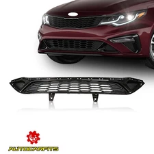 For 2019-2020 Kia Optima Front Bumper Lower Grille W/O Fog Lamp Hole Matte Black