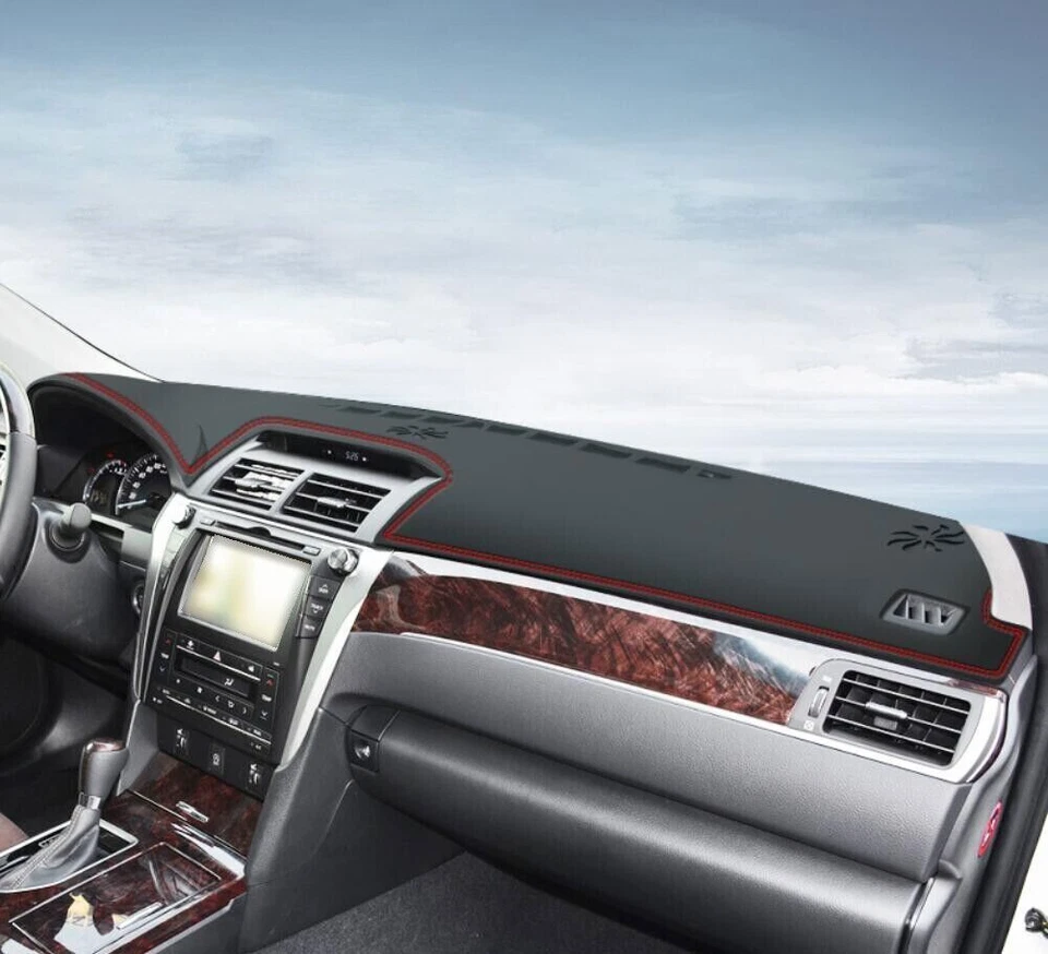 适用于丰田凯美瑞 2012 - 17 皮革防滑仪表板盖垫仪表板地毯 — 第 2/4 张图片